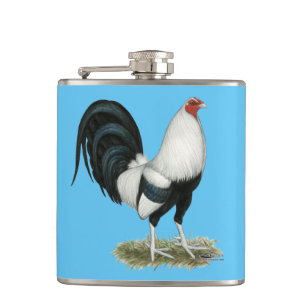 Flasques Coq de combat Silver Duckwing