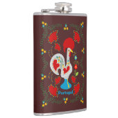 Flasques Coq traditionnel de Barcelos en blanc (Droite)