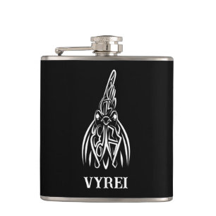 Flasques Coq Tribal Noir et Blanc