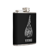 Flasques Coq tribal noir et blanc (Droite)