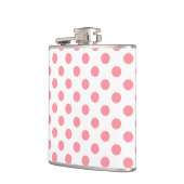 Flasques Corail et pois blancs (Gauche)