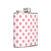 Flasques Corail et pois blancs (Droite)
