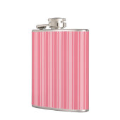 Flasques Coral rose bonbons rayures (Gauche)