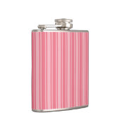 Flasques Coral rose bonbons rayures (Droite)