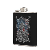 Flasques Corbeaux et épées d'Odin Mythologie Viking drapeau (Gauche)