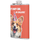Flasques Corgi C'est fête d'anniversaire mon corgeous (Gauche)