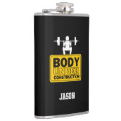 Flasques Corps en construction Nom personnalisé (Droite)