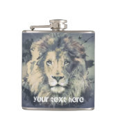 Flasques COSMIC LION KING | Fiole étanche au vinyle (Devant)