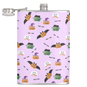 Flasques Costume citrouille Motif Jack-o'-lantern