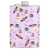 Flasques Costume citrouille Motif Jack-o'-lantern (Devant)