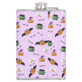 Flasques Costume citrouille Motif Jack-o'-lantern (Dos)