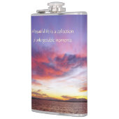 Flasques Coucher de soleil à couper le souffle sur la mer (Gauche)