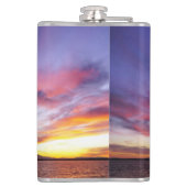 Flasques Coucher de soleil à couper le souffle sur la mer (Dos)