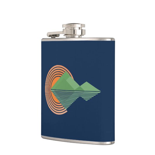 Flasques Coucher de soleil dans la vallée (Gauche)