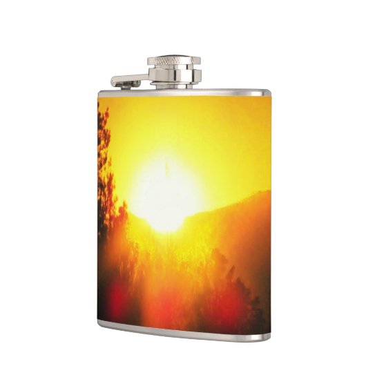 Flasques Coucher de soleil orange (Gauche)