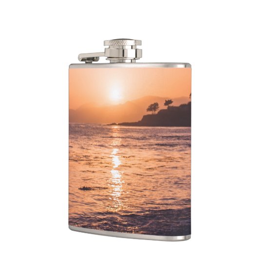 Flasques Coucher du soleil renversant de plage (Gauche)