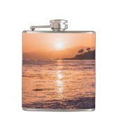 Flasques Coucher du soleil renversant de plage (Devant)