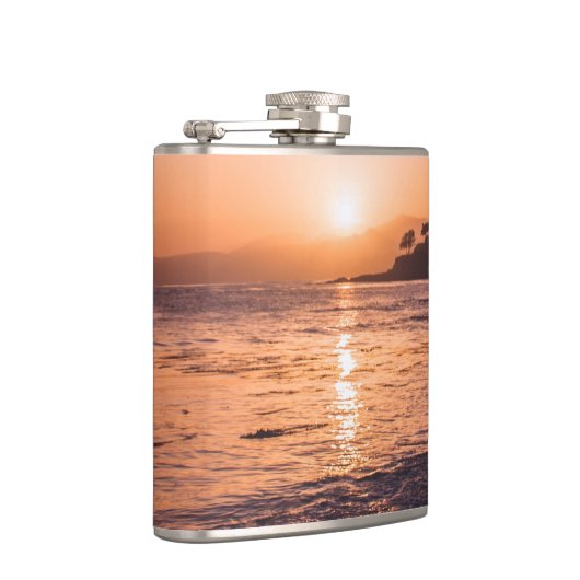 Flasques Coucher du soleil renversant de plage (Droite)