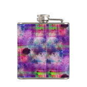 Flasques Couleur d'eau verte et violette (Dos)