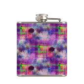 Flasques Couleur d'eau verte et violette (Dos)