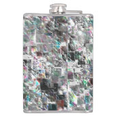 Flasques Couleur ressemblant à des découpes dvd carrés, mos (Dos)