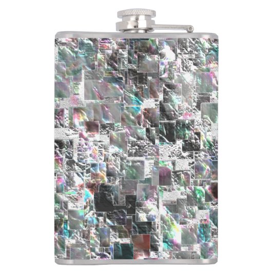 Flasques Couleur ressemblant à des découpes dvd carrés, mos (Dos)