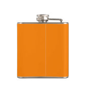 Flasques Couleur solide simplement orange (Dos)