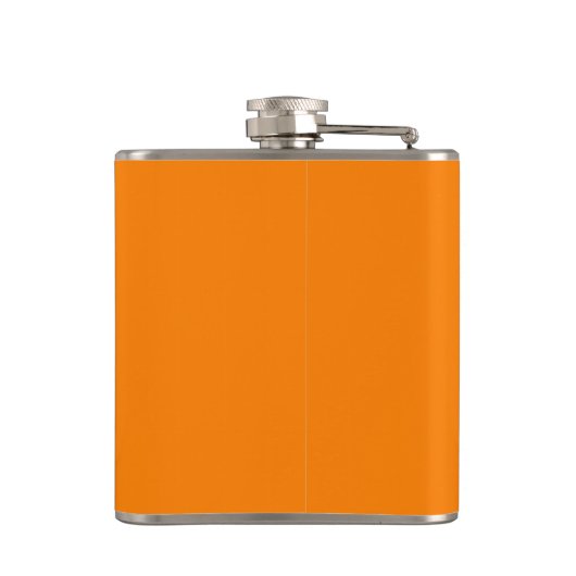 Flasques Couleur solide simplement orange (Dos)