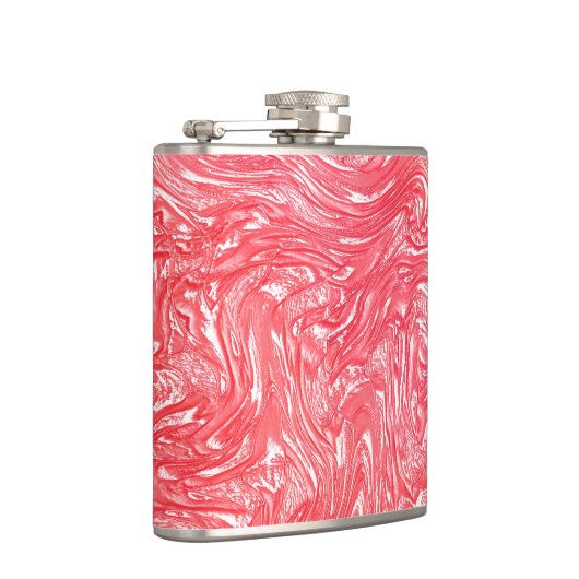 Flasques Couleur texture "crème fraise nacrée" (Droite)