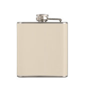 Flasques Couleur uni Champagne beige (Dos)