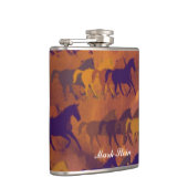 Flasques couleur whisky chevaux (Droite)