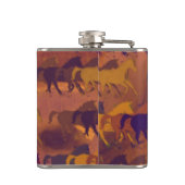 Flasques couleur whisky chevaux (Dos)