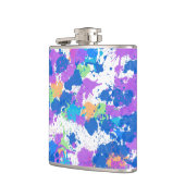 Flasques Couleurs cool Peinture Abstraite, Blurple (Gauche)