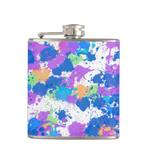 Flasques Couleurs cool Peinture Abstraite, Blurple