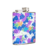 Flasques Couleurs cool Peinture Abstraite, Blurple (Droite)