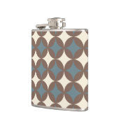 Flasques Couleurs rétro Mi-Siècle Cercles modernes (Gauche)