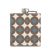 Flasques Couleurs rétro Mi-Siècle Cercles modernes (Dos)