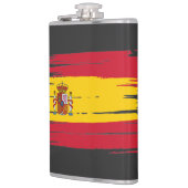 Flasques Coup de pinceau Drapeau Espagne (Gauche)