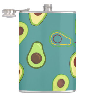 Flasques Coupe Avocado été Vert dégradé Motif