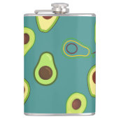 Flasques Coupe Avocado été Vert dégradé Motif (Devant)