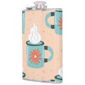 Flasques Coupe bleu clair Motif sans voile. (Gauche)