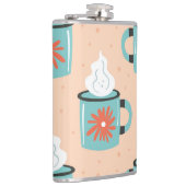 Flasques Coupe bleu clair Motif sans voile. (Droite)