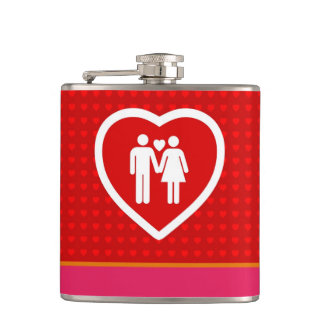 Flasques Couple d'amour