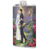 Flasques Couple dans le parc-56476 (Gauche)