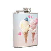 Flasques Couple de crème glacée - Amour au premier coup (Droite)