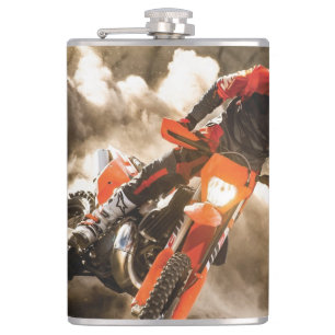 Flasques Coureur de motocross
