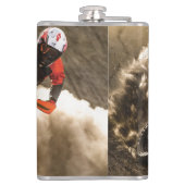Flasques Coureur de motocross (Dos)