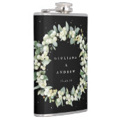 Flasques Couronne de baies de neige et d'eucalyptus Mariage (Droite)