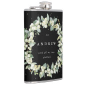 Flasques Couronne de neige et d'eucalyptus Mariage personna (Droite)