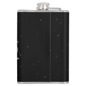 Flasques Couronne de neige et d'eucalyptus Mariage personna (Dos)